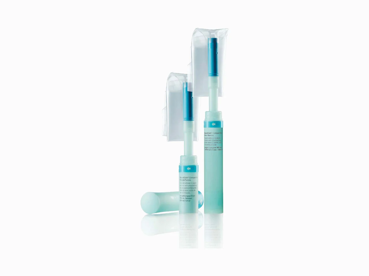 Punta del catéter intermitente SpeediCath de Coloplast