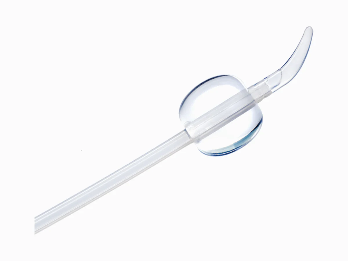 Sonda vesical Folysil de Coloplast con punta Tiemann