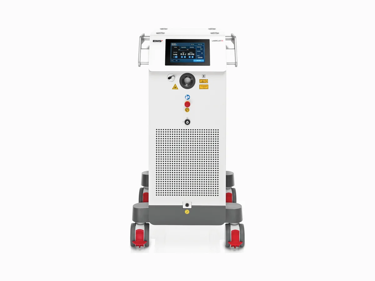 Láser LaserClast 35 de EMS, vista frontal