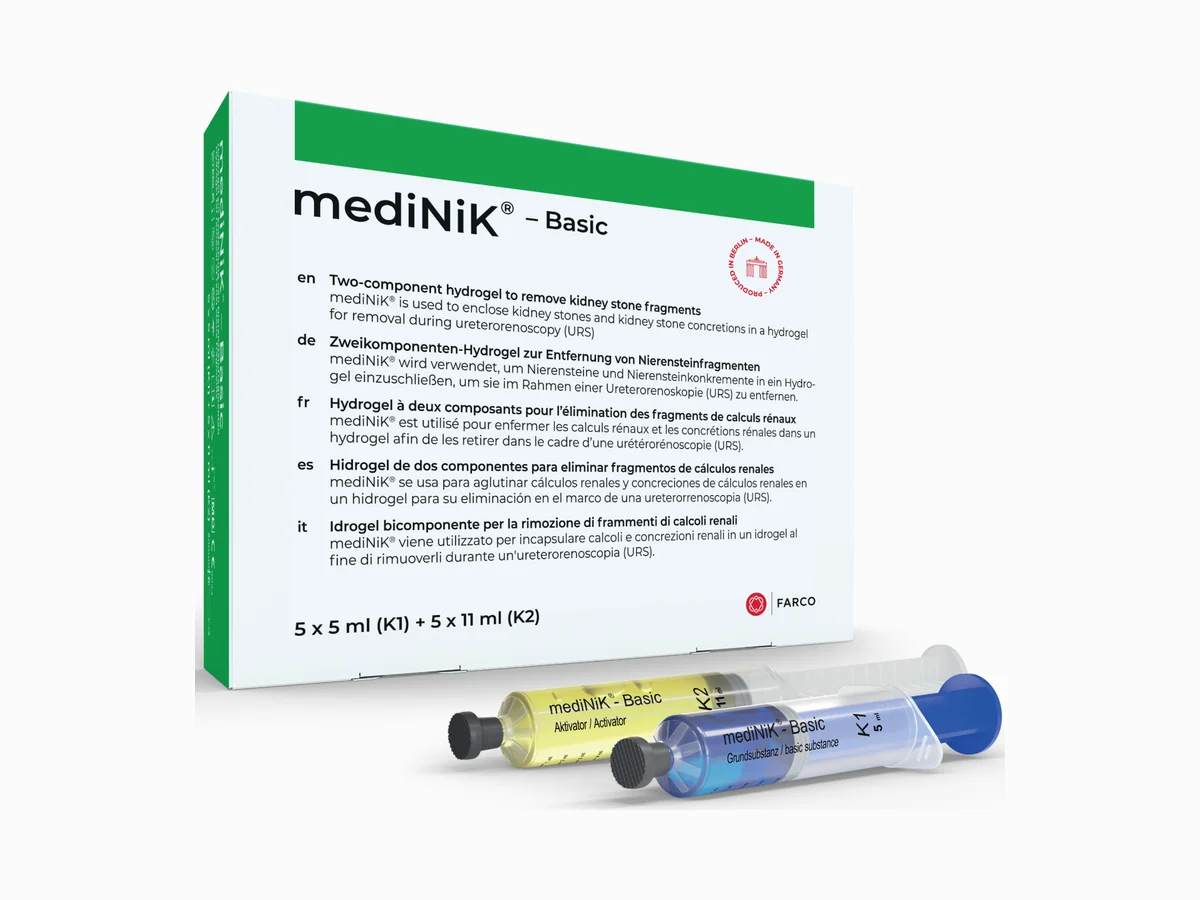 Caja de Medinik Basic con jeringas del hidrogel