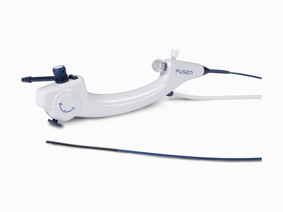 Ureteroscopio flexible descartable de 7,5 Fr con succión PU3033AH de Pusen